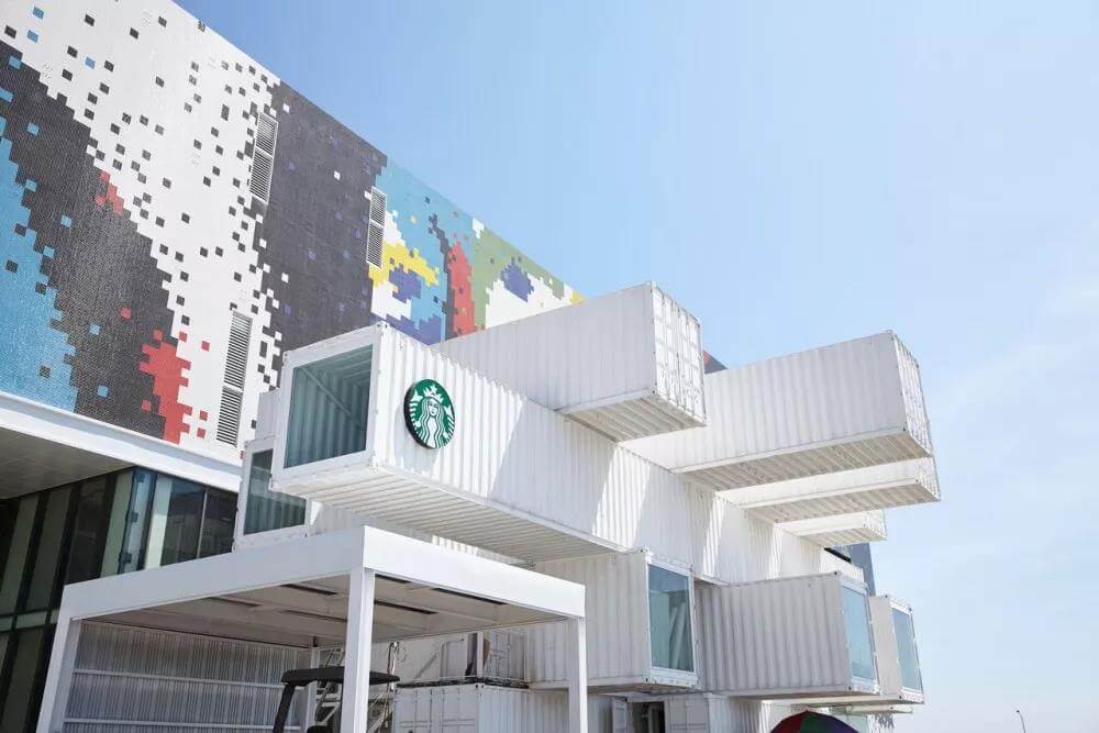 海南由隈研吾设计，星巴克在台湾的首家集装箱门店！